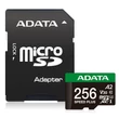 Adata Speed Plus micro SDXC + adapter 256GB CL10 UHS-I U3 V30 A2 (180/160 MB/s)