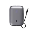 Platinet Power Bank 10000mAh 20W PD beépített Type-C kábellel