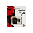 Kingston 8GB Micro SDHC Memóriakártya Class 4 + Adapter