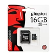 16GB Micro SDHC Kingston - Class 10+ Adapter (D745)