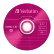 Verbatim DVD+R 16X 4,7GB Színes Lemezek - Slim Tokban (5)