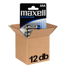 Maxell alkáli AAA elem LR03 1,5V - 12 db (D1310)