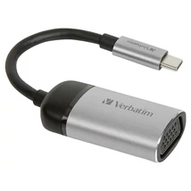 Verbatim USB Type-C - VGA adapter - fekete