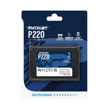 Patriot P220 SSD meghajtó 2TB 550/480 MB/s - fekete [2.5