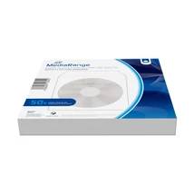 MediaRange CD-DVD papírtok ablakos - fehér (50 db)