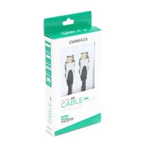 Omega OCHG14 HDMI kábel v1.4 aranyozott csatlakozókkal 1,5m - fekete/fehér (41850)