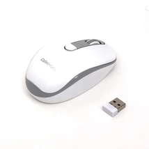 Omega vezeték nélküli egér 2.4GHz 1000/1600/2000 DPI - fehér/szürke