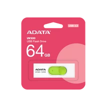 ADATA UV320 pendrive 64GB USB 3.1 - fehér/zöld