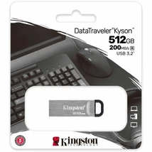 KINGSTON KYSON DATA TRAVELER PENDRIVE 512GB USB 3.2 Gen1 Ezüst KINGSTON KYSON DATA TRAVELER PENDRIVE 512GB USB 3.2 Gen1 Ezüst