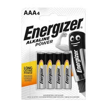 Energizer Alkaline Power AAA elem 1,5V LR03 - 4 db