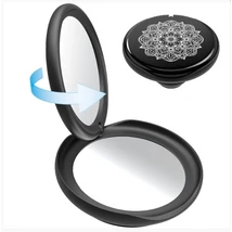 PopSockets PopTop Gen.2 telefontartó tükörrel Mystic Mandala - fekete