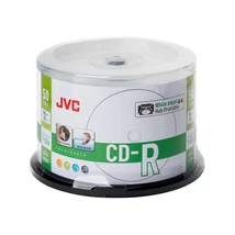 JVC CD-R 52X nyomtatható vízálló lemez - 50 db cake