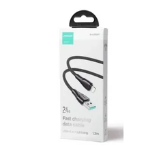 Joyroom Surpass Series Lightning kábel 2,4A 1,2m - fekete (S-UL012A11)