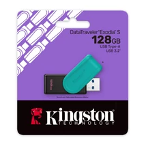 Kingston DataTraveler Exodia S pendrive 128GB USB 3.2 - kék