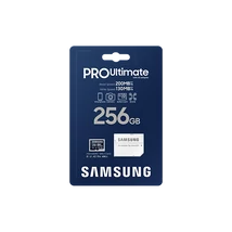 Samsung PRO Ultimate 256GB microSD kártya adapterrel CL10 UHS-I U3 (200/130 MB/s) Samsung PRO Ultimate 256GB microSD kártya adapterrel CL10 UHS-I U3 (200/130 MB/s)