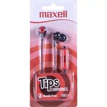 Maxell IN-Tips vezetékes fülhallgató mikrofonnal - piros