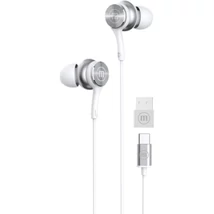 Maxell XC1 vezetékes fülhallgató USB-C csatlakozással mikrofonnal - fehér Maxell XC1 vezetékes fülhallgató USB-C csatlakozással mikrofonnal - fehér