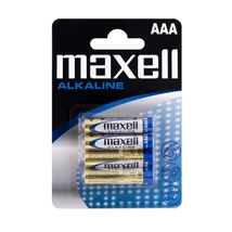 Maxell Alkáli AAA elem LR03 1,5V 4 darabos kiszerelés (D1310)