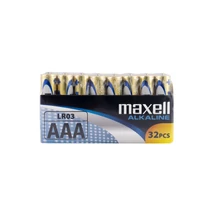 Maxell alkáli AAA elem LR03 1,5V - 32 darabos csomag