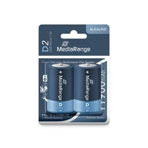 MediaRange Alkáli D LR20 elem 1,5V 11900mAh - kék (2 db)