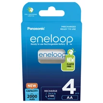 Panasonic Eneloop AA R6 Ni-Mh akkumulátor 2000 mAh - fehér (4 db) (PABK-3MCCE-4BE)
