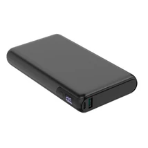 Platinet Power Bank 30000mAh 100W PD QC LED kijelzővel - fekete