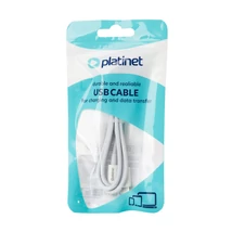 Platinet Type-C Type-C kábel 3A 60W 1m 480 Mbps - fehér