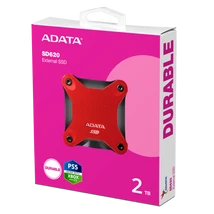 ADATA SD620 külső SSD 2TB USB 3.1 - piros