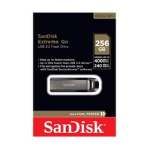 SanDisk Cruzer Extreme GO 256GB pendrive USB 3.2 (400/240 MB/s) - fekete