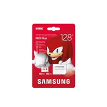 Samsung PRO Plus Sonic the Hedgehog microSDXC memóriakártya 128 GB + adapter Class 10 UHS-I U3 A2 V30 180/130 MB/s