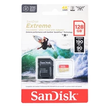 SanDisk Extreme 128GB Micro SDXC U3 V30 memóriakártya 190/90 MB/s