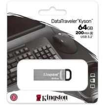 Kingston DataTraveler Kyson pendrive 64GB USB 3.2 Gen1 - ezüst (DTKN/64GB)