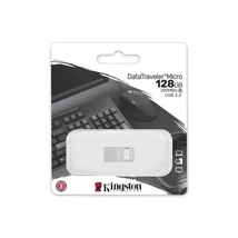 Kingston Data Traveler Micro pendrive 128GB USB3.2 200MB/s Ezüst Kingston Data Traveler Micro pendrive 128GB USB3.2 200MB/s Ezüst
