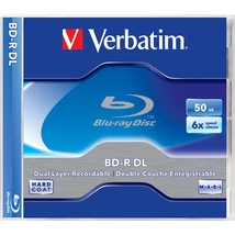 Verbatim BD-R 50GB 6X Scratchguard Plus Blu-Ray lemez normál tokban (1)