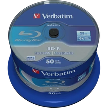 Verbatim BD-R 25GB 6X DataLife Blu-Ray Lemez  - Cake (50)