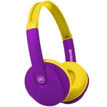 Maxell HP-BT350 KIDZ Bluetooth fejhallgató gyerekeknek 85dB hangerőkorláttal - lila/sárga