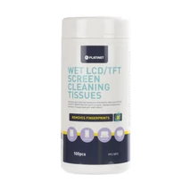 Platinet nedves LCD képernyő tisztító papírkendő 100 db