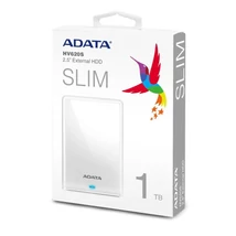 ADATA HV620S külső HDD 1TB USB 3.1 - fehér