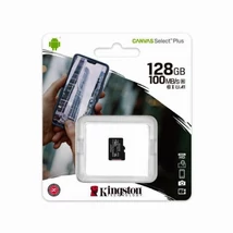 KINGSTON CANVAS SELECT PLUS MICRO SDXC 128GB CL10 UHS-I U1 V10 A1 (100 MB/s olvasási sebesség)