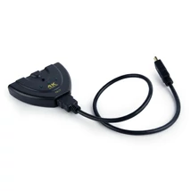 Gembird HDMI elosztó 3 portos 50cm - fekete