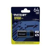 Patriot Supersonic Rage Lite pendrive 64GB USB 3.2 Gen 1 - fekete/kék