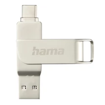 Hama C-Rotate Pro OTG pendrive 32GB USB-C/USB-A 3.1 100 MB/s - fém
