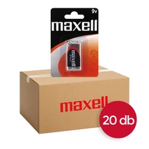 Maxell 9V cink elem 6F-22 - 20 darabos csomag