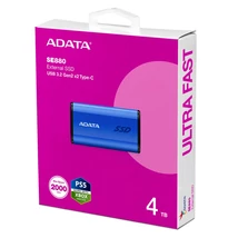 ADATA SE880 külső SSD 4TB USB-C 3.2 gen 2x2 - kék (AELI-SE880-4TCBU)