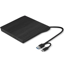 C-Tech külső DVD-író USB-A és USB-C csatlakozóval (DVD-USB-AC)