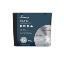 MediaRange BD-R DL 6X 50 GB Blu-Ray lemez normál tokban (D2501) MediaRange BD-R DL 6X 50 GB Blu-Ray lemez normál tokban (D2501)