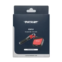 Patriot PDP31 külső SSD 1TB USB-C 3.2 Gen 2 - piros
