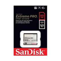 SanDisk Extreme PRO Compact Flash memóriakártya 512GB VPG-130 525 MB/s olvasási sebességgel