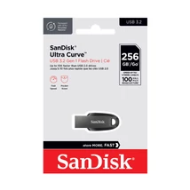 SanDisk Ultra Curve pendrive 256GB USB 3.2 Gen1 - fekete