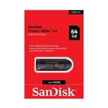 SanDisk Cruzer Glide pendrive 64GB USB 3.0 - fekete/piros